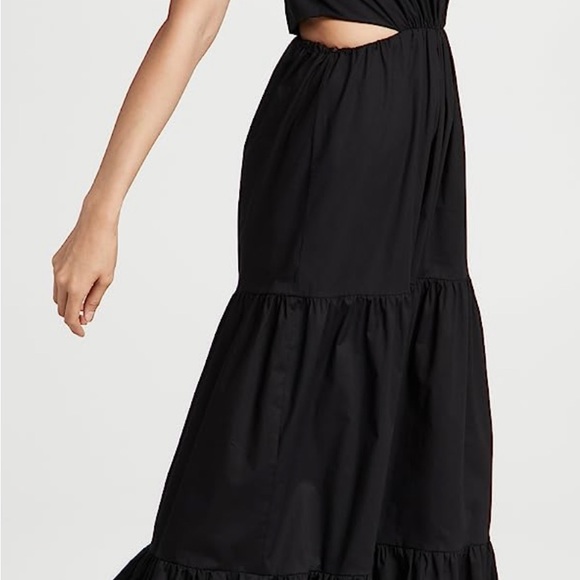 WAYF NWT New tiger print puff sleeve cutout maxi midi dress S Small - Picture 7 of 10